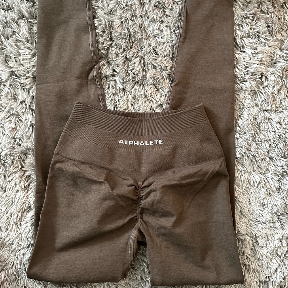 SOLD Alphalete Mocha Amplify Leggings